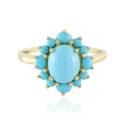 Sleeping Beauty Turquoise Silver Ring