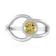 Yellow Beryl Silver Ring