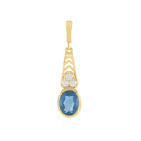 Colour Change Fluorite Silver Pendant