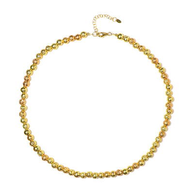 Golden Lava Silver Necklace