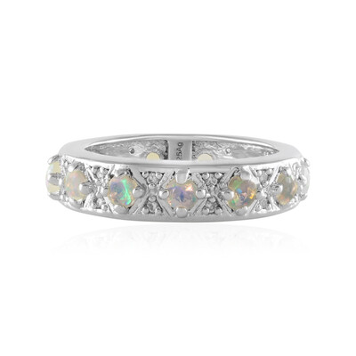 Welo Opal Silver Ring