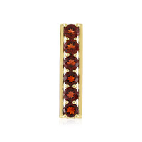 Mozambique Garnet Silver Pendant