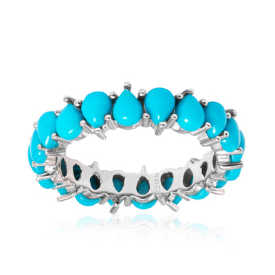Sleeping Beauty Turquoise Silver Ring