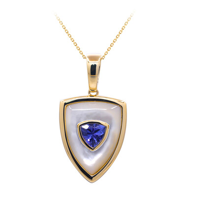 14K Mother of Pearl Gold Necklace (CIRARI)
