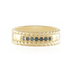 I2 Blue Diamond Silver Ring