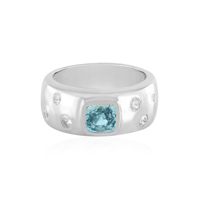 Ratanakiri Zircon Silver Ring (Adela Silber)
