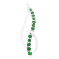Tsavorite Silver Pendant
