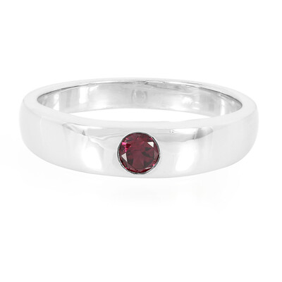 Brazilian Rhodolite Silver Ring