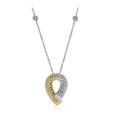 14K SI2 Yellow Diamond Gold Necklace (CIRARI)