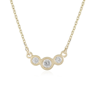 9K IF (G) Diamond Gold Necklace (de Melo)