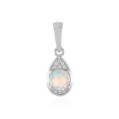 Welo Opal Silver Pendant
