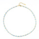 Aquamarine Silver Necklace