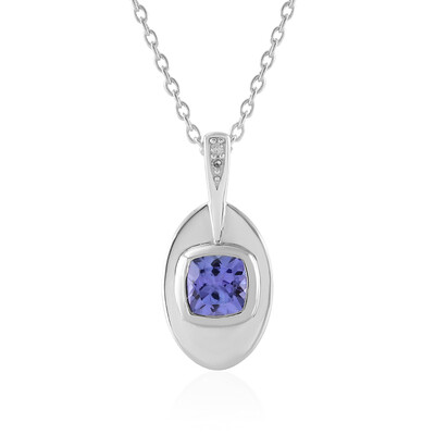 Tanzanite Silver Necklace (de Melo)
