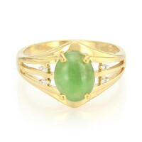 Imperial Chrysoprase Silver Ring