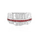 Tanzanian Ruby Silver Ring (de Melo)