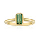 Benedito Green Tourmaline Silver Ring (Adela Silber)