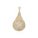 9K Zircon Gold Pendant (KM by Juwelo)