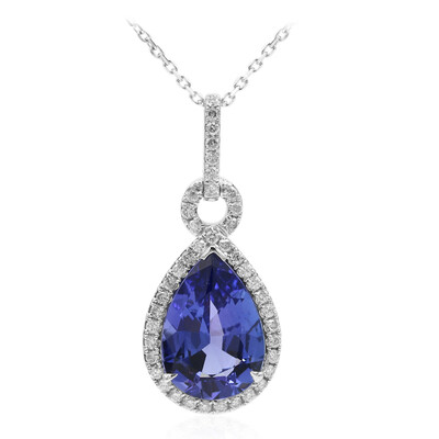 18K AAA Tanzanite Gold Necklace (CIRARI)