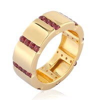 Raspberry Rhodolite Silver Ring (de Melo)