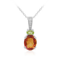 Twilight Quartz Silver Necklace