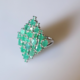 Brazilian Emerald Silver Ring