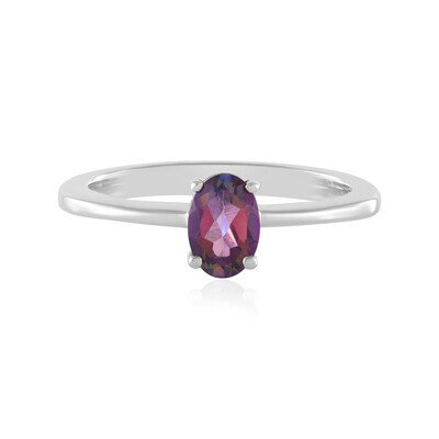 Purple Mystic Topaz Silver Ring