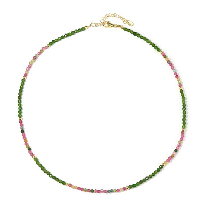 Russian Diopside Silver Necklace