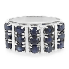Blue Sapphire Silver Ring