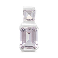Rose de France Amethyst Silver Pendant