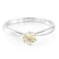 Cuprian Tourmaline Silver Ring