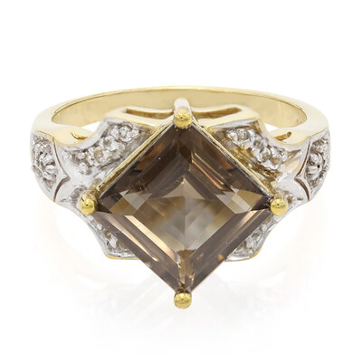 Smoky Quartz Silver Ring