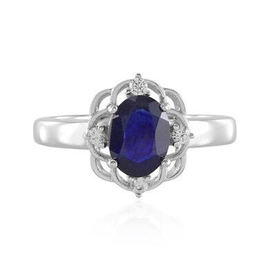 Madagascar Blue Sapphire Silver Ring