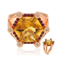 9K Madeira Citrine Gold Ring (Adela Gold)