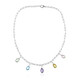 Rose Quartz Silver Necklace