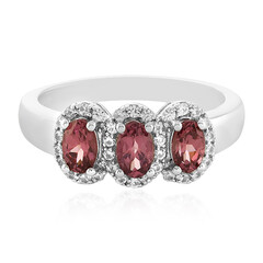 Malaya Garnet Silver Ring