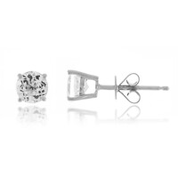14K SI1 (H) Diamond Gold Earrings (CIRARI)