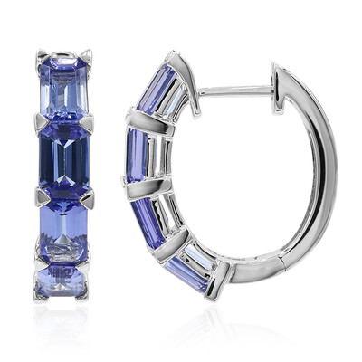 14K AAA Tanzanite Gold Earrings (CIRARI)