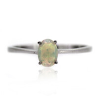 Welo Opal Silver Ring