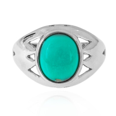 Campitos Turquoise Silver Ring (Anne Bever)