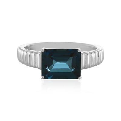 London Blue Topaz Silver Ring
