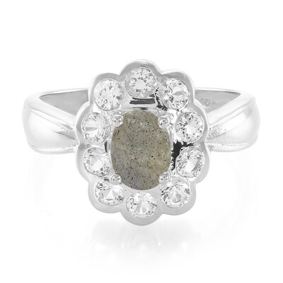 Labradorite Silver Ring