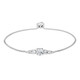 White Topaz Silver Bracelet (Adela Silber)