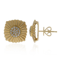 18K SI1 (H) Diamond Gold Earrings (CIRARI)