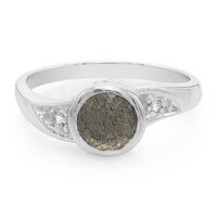 Romanian Spectrolite Silver Ring