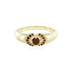 PK Roter Brillant-Goldring