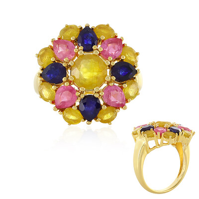 Madagascar Yellow Sapphire Silver Ring