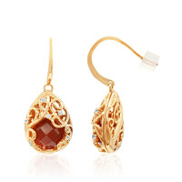 Carnelian Silver Earrings