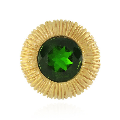 Russian Diopside Silver Pendant (MONOSONO COLLECTION)