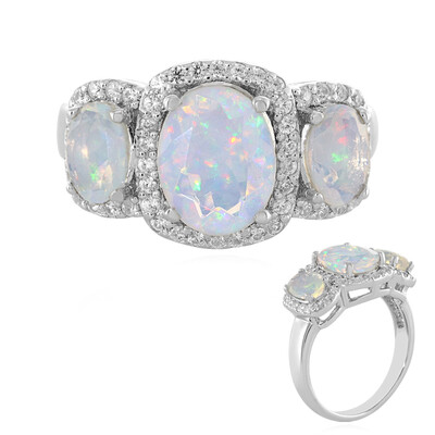 Welo Opal Silver Ring