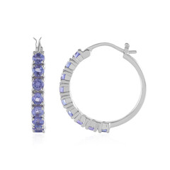 Tanzanite Silver Earrings